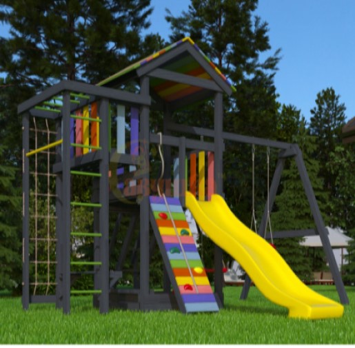 Wooden playground BLACK 5