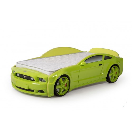 Մահճակալ-մեքենա «Մուստանգ» 3D կանաչ