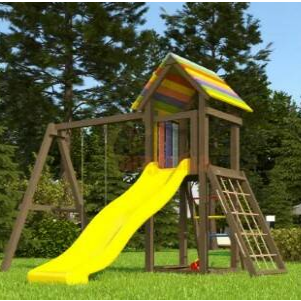Wooden playground  Master 7  browncolor     