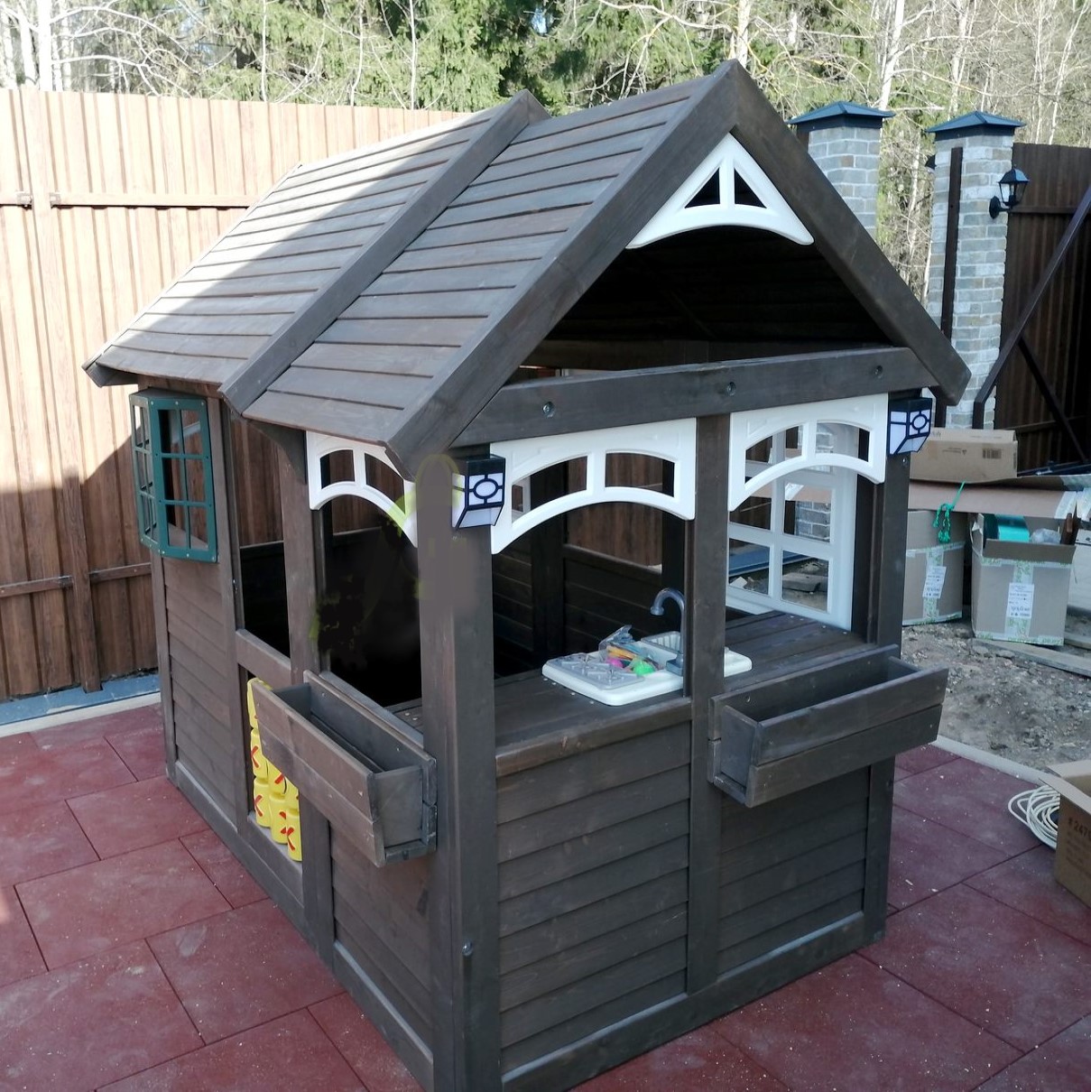 Children's wooden houses