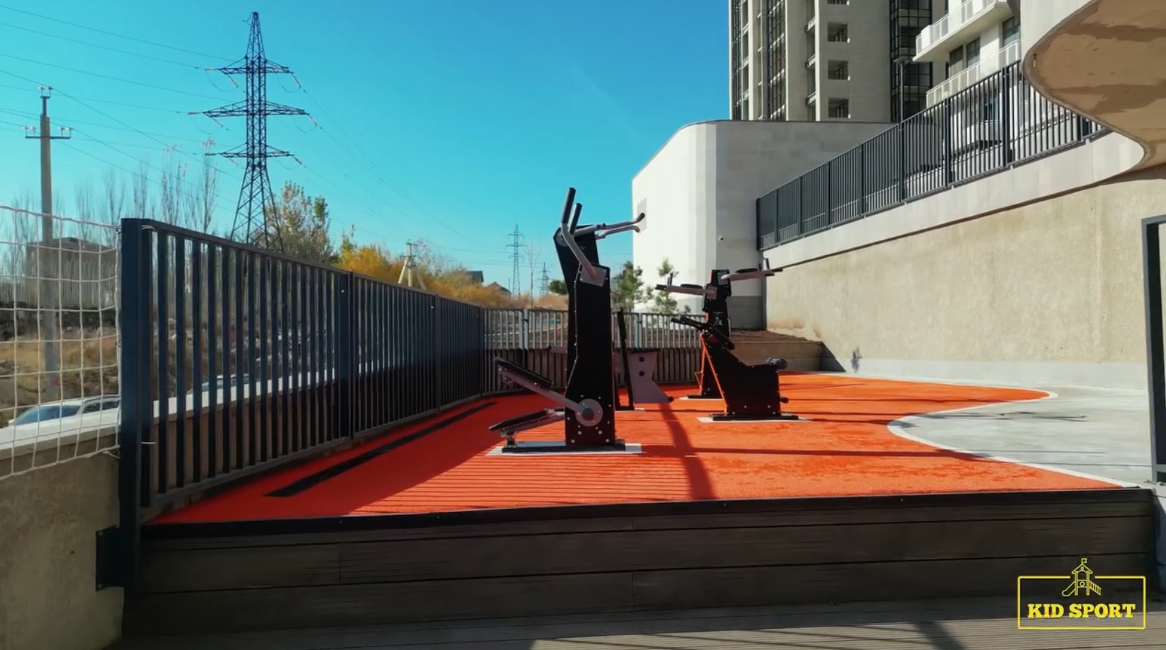 Լույսեր բնակելի թաղամասի խաղային համալիրները