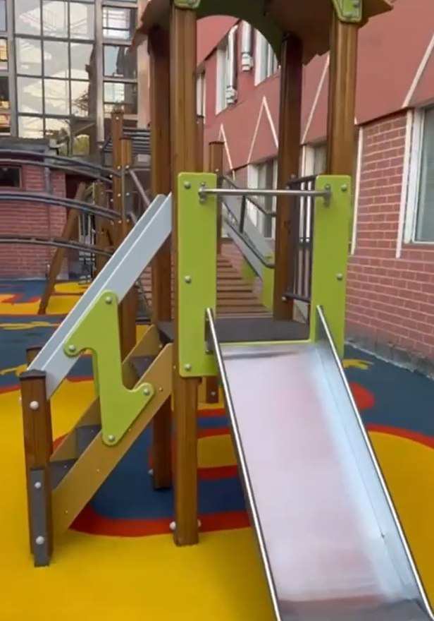 Եվրոպական մանկապարտեզի խաղահրապարակը