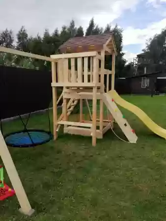 Փայտյա խաղահրապարակ Master 2 ճոճանակով