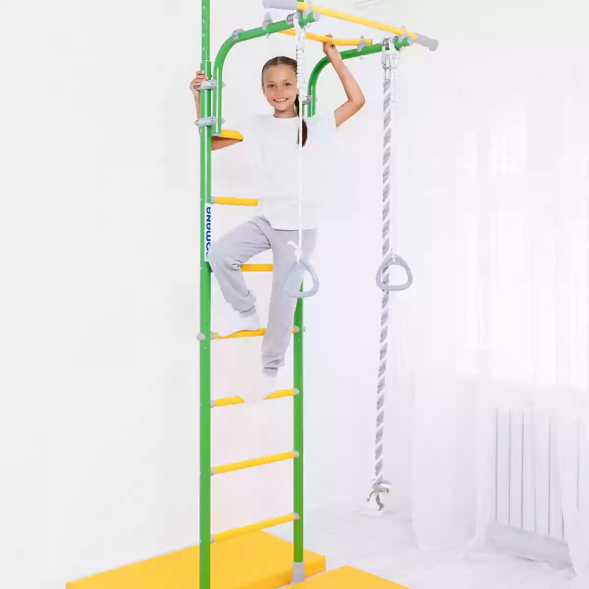 Romana R6 շվեդական պատ սպիտակ, կապույտ, կանաչ