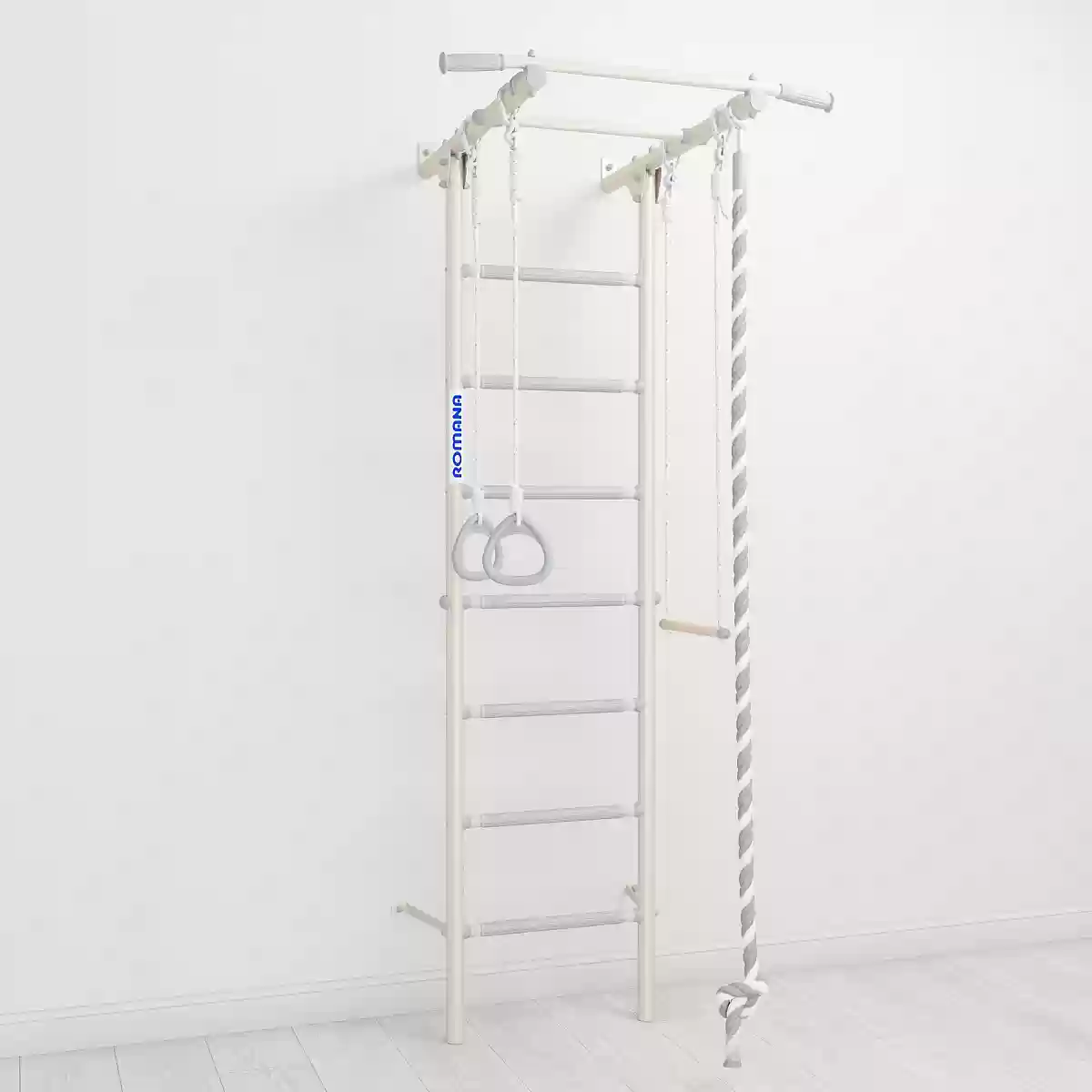 Romana S1 շվեդական պատ սպիտակ, կապույտ, կանաչ, մոխրագույն