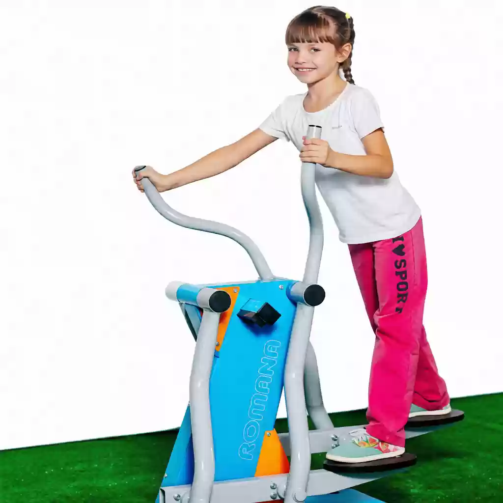 Romana մանկական բակային մարզասարք Դահուկներ 208.12.00 ՝ նարնջագույն,կապույտ