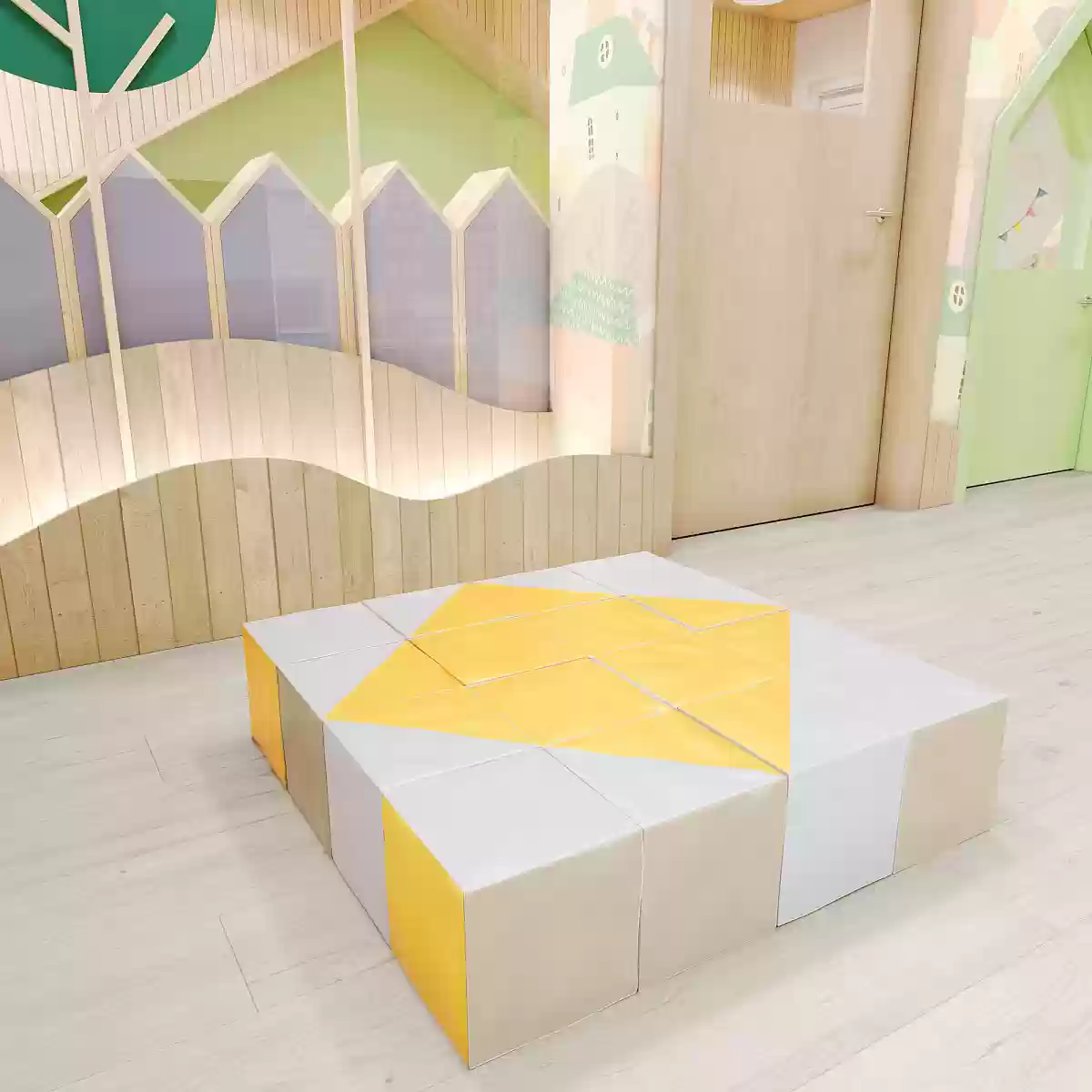 Romana փափուկ մոդուլ Խորանարդիկների  հավաքածու «Կալեյդոսկոպ» 01.95.08