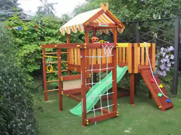Փայտյա խաղահրապարակ Baby play 8