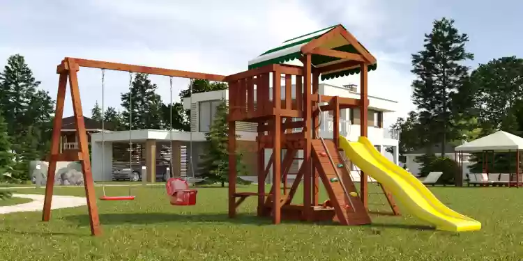 Փայտյա խաղահրապարակ Maxagon 2