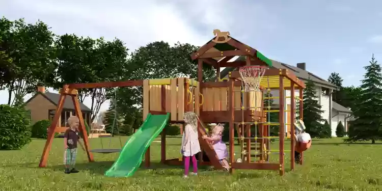 Փայտյա խաղահրապարակ Baby Play 15