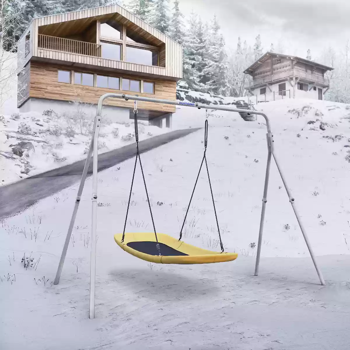 Երկտեղանի ճոճանակ շրջանակով