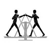 Romana բակային մարզասարք Կրկնակի դահուկներ 207.21.00