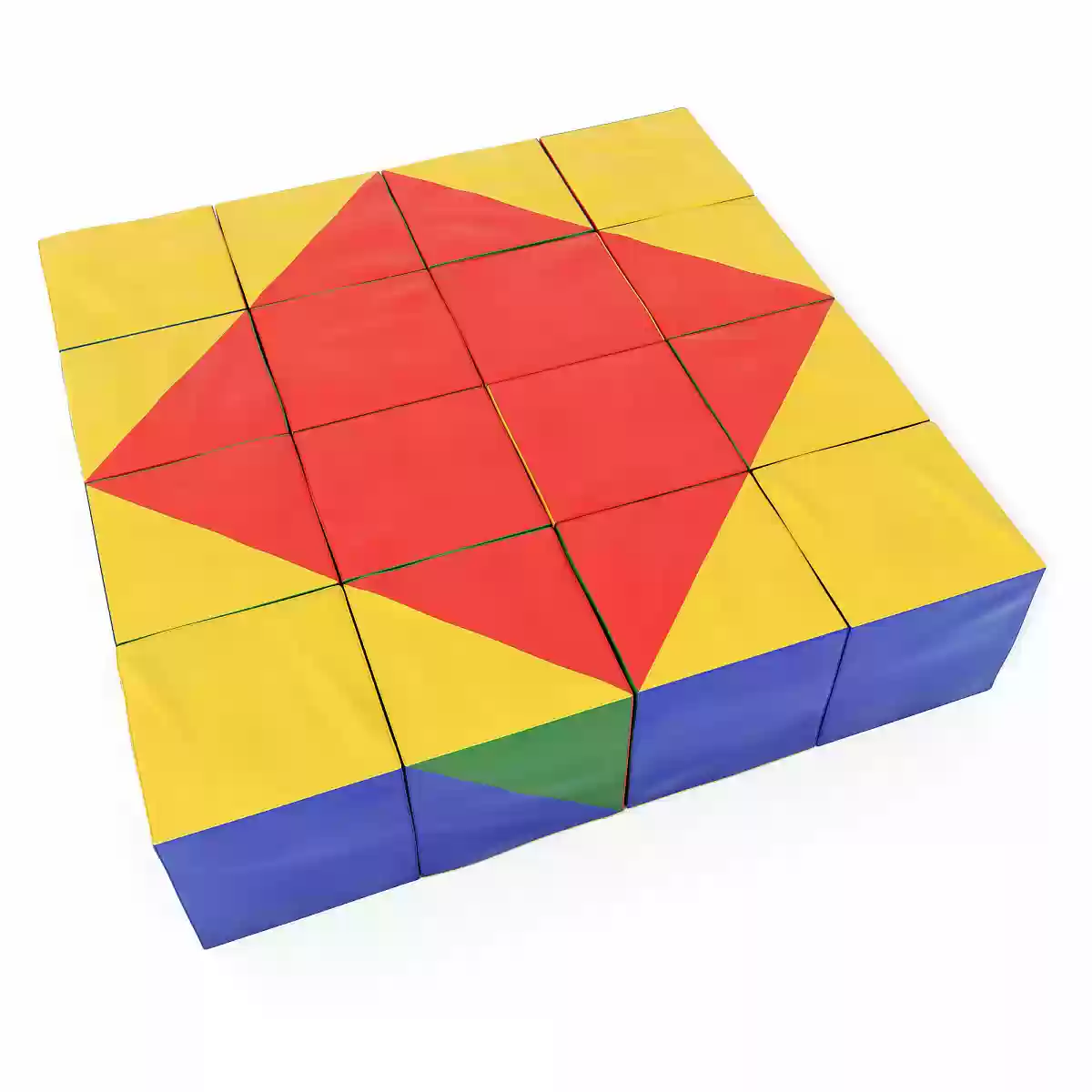 Romana փափուկ մոդուլ Խորանարդիկների  հավաքածու «Կալեյդոսկոպ» 01.95.08