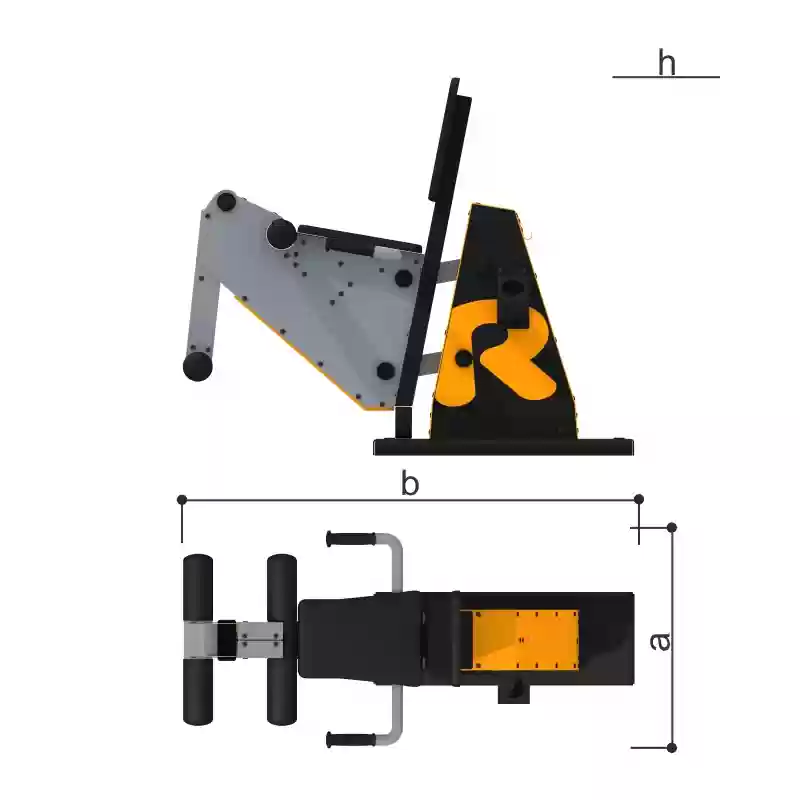 Romana բակային մարզասարք Ոտքերի ձգում 207.49.10