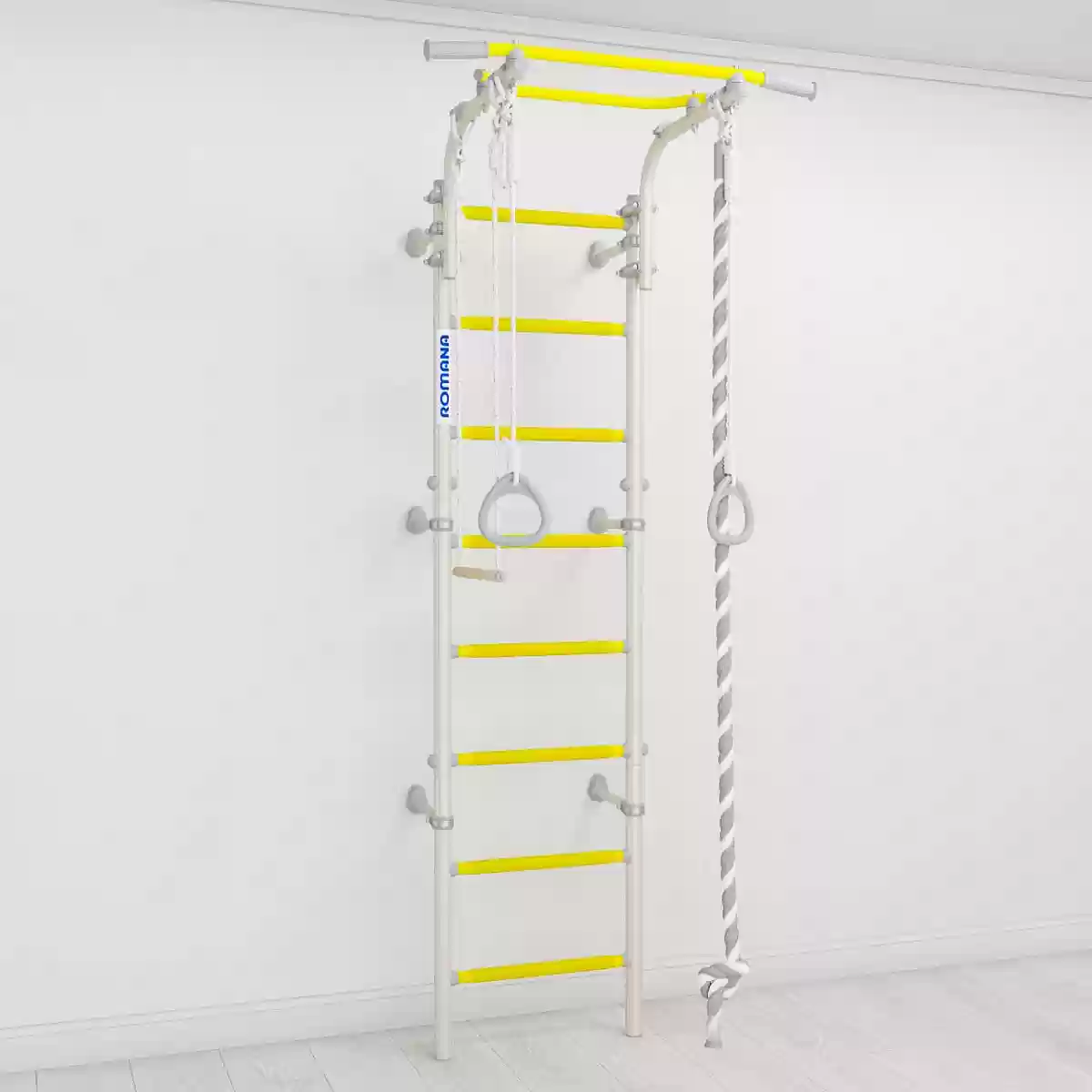 Romana Next top շվեդական պատ սպիտակ, կապույտ, կանաչ