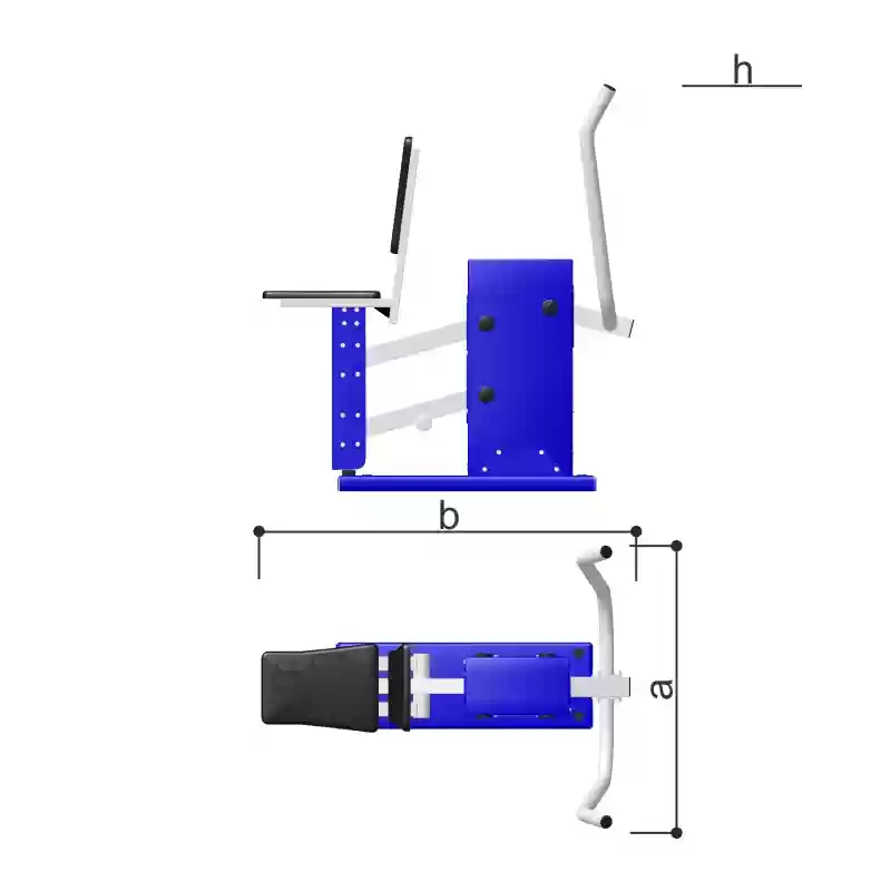Romana բակային մարզասարքեր դեպի կրծքավանդակ ձգում 3.1.64.01