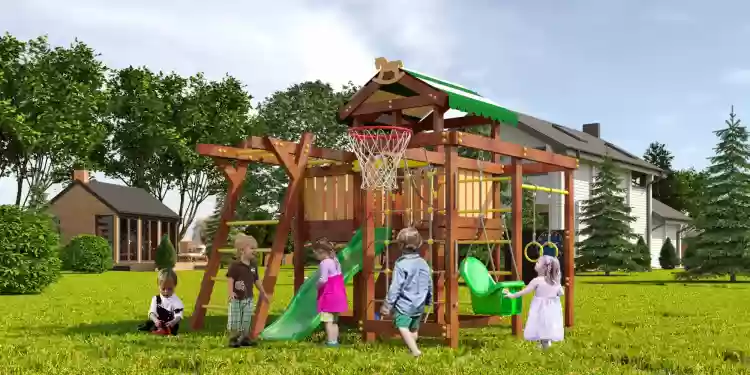 Փայտյա խաղահրապարակ Baby Play 5 