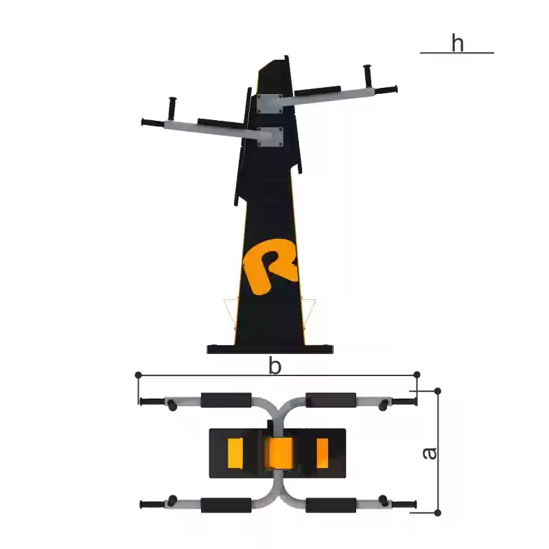Romana բակային մարզասարք Հենաձող 207.33.10 