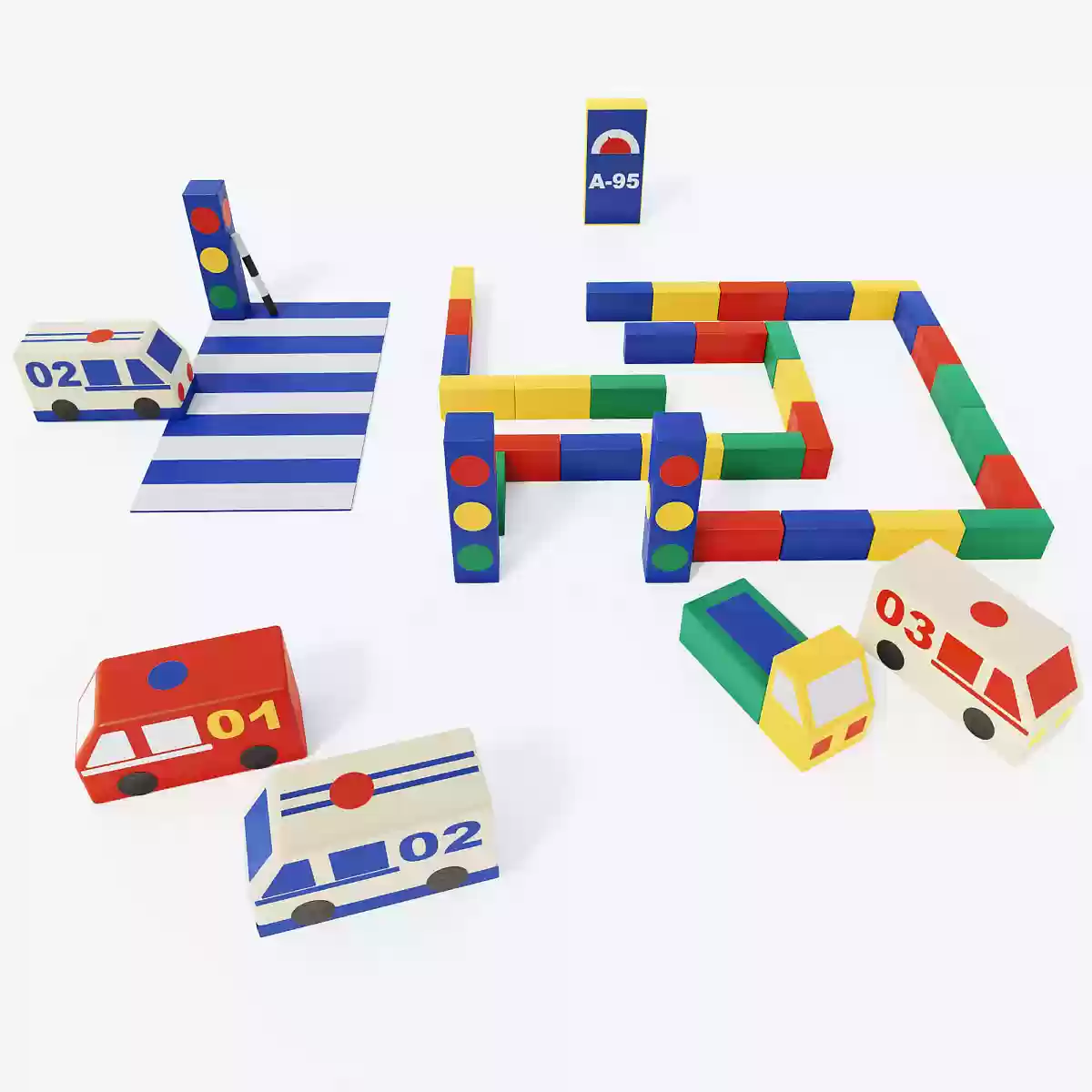 Փափուկ մոդուլների հավաքածու «Քաղաք»