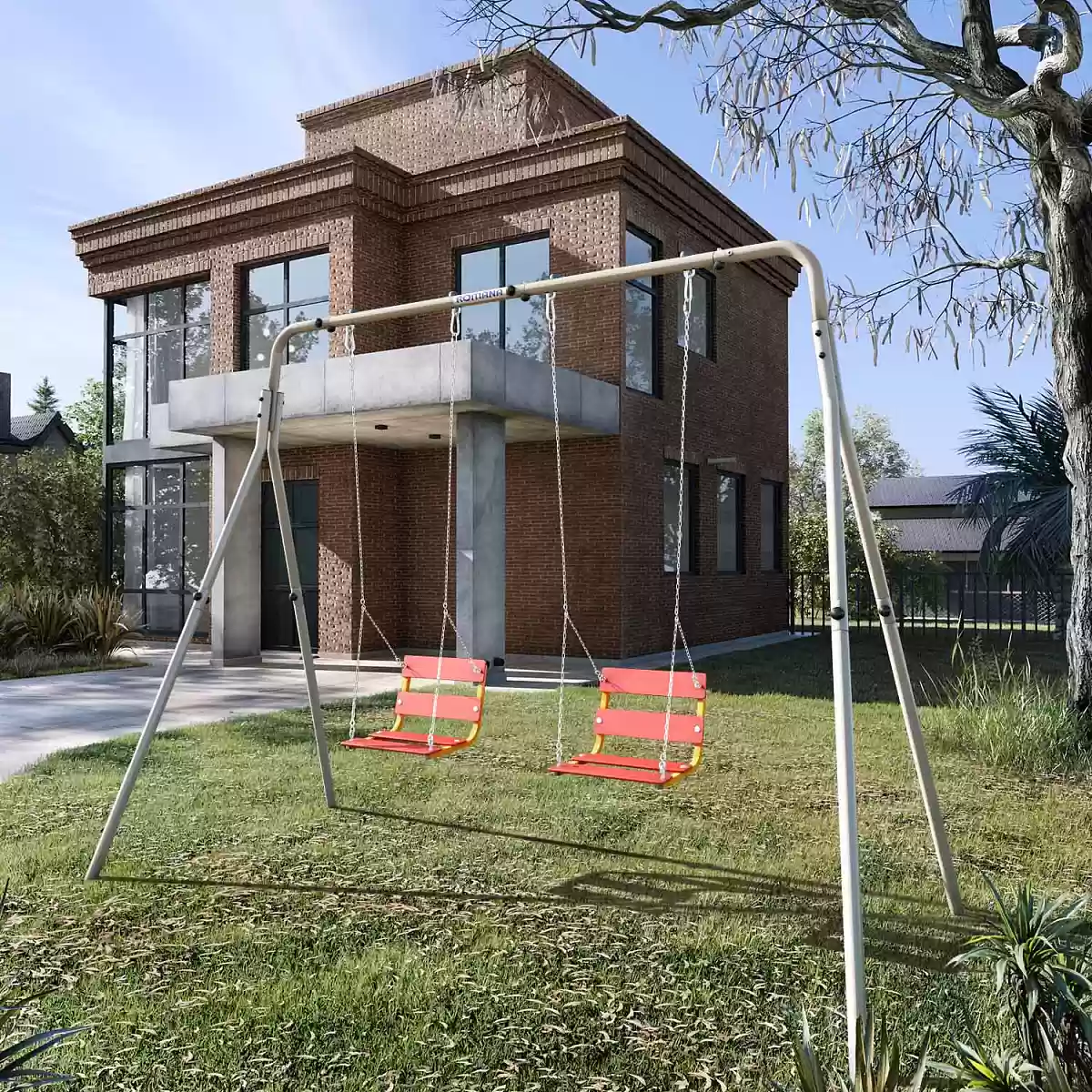 Երկտեղանի ճոճանակ շրջանակով